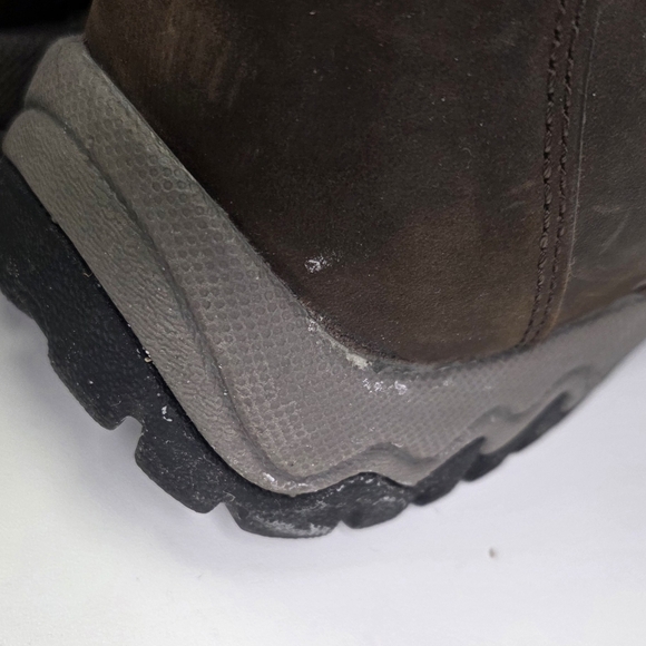 Duluth Trading Co Wild Boar Brown Leather Ankle Pull On Boots Size 10 - Picture 6 of 11